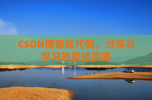 CSDN博客贴代码，分享与学习的最佳实践
